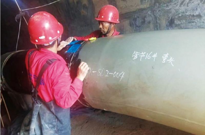 ��Ȼ��ܵ��cˮ�����̽���ιܵ����o̽ӑ